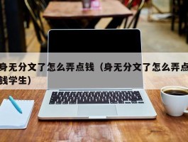 身无分文了怎么弄点钱（身无分文了怎么弄点钱学生）