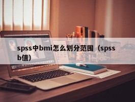 spss中bmi怎么划分范围（spss b值）
