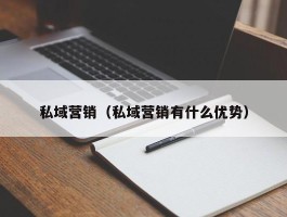 私域营销（私域营销有什么优势）