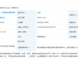 出资2亿！茅台成立赤源企管合伙企业